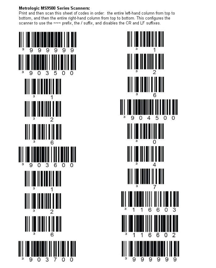 symbol barcode scanner setup